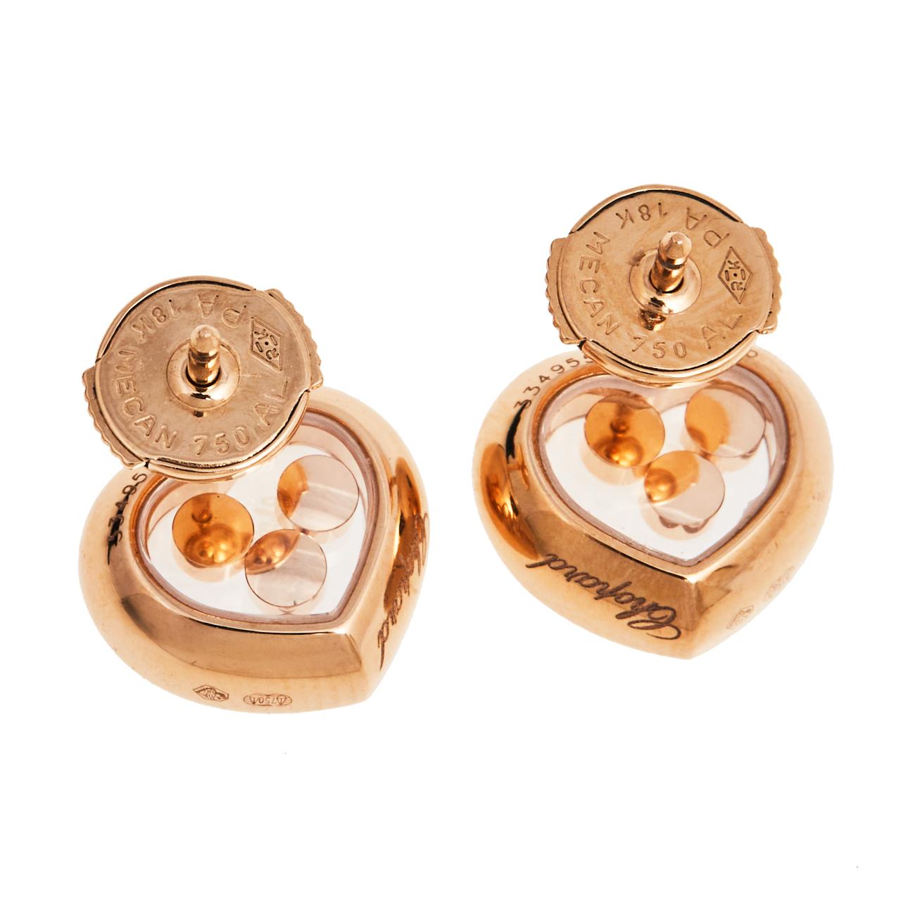 chopard earrings heart
