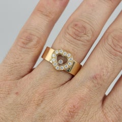 Chopard Happy Diamonds Heart 18k Yellow Gold Diamond Ring