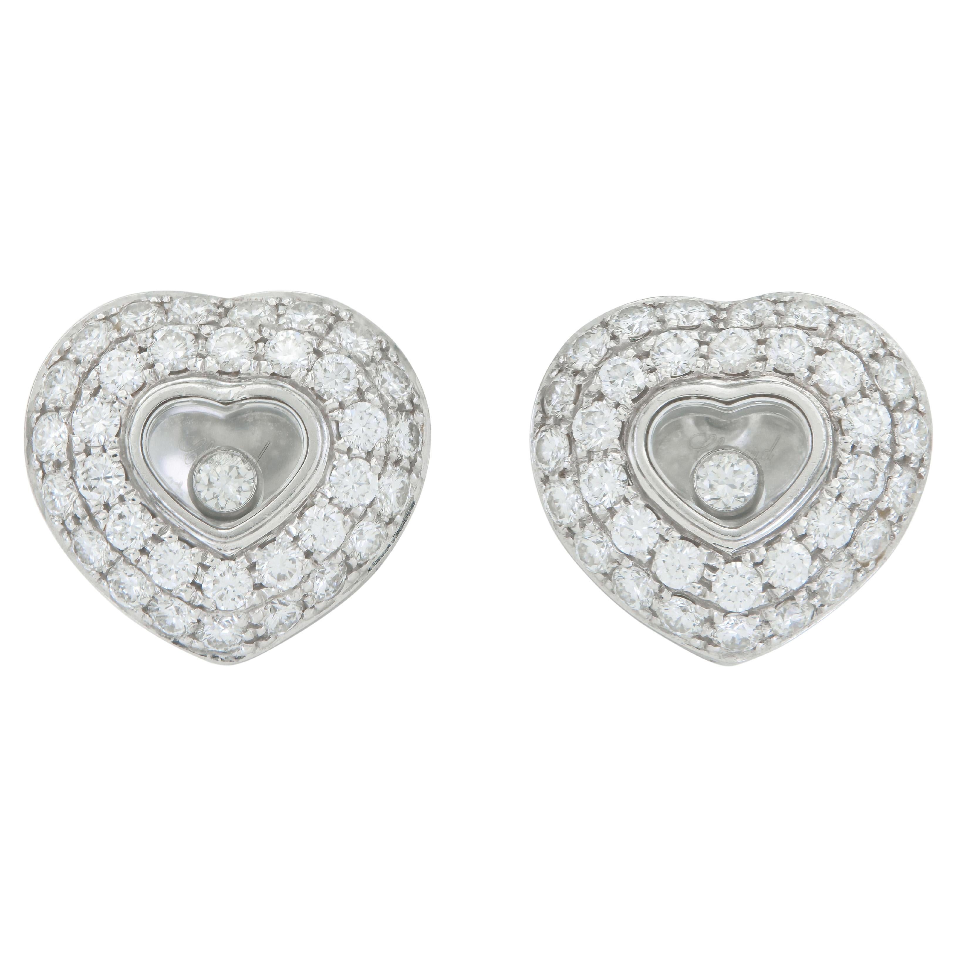 Chopard Happy Diamonds Heart Earrings