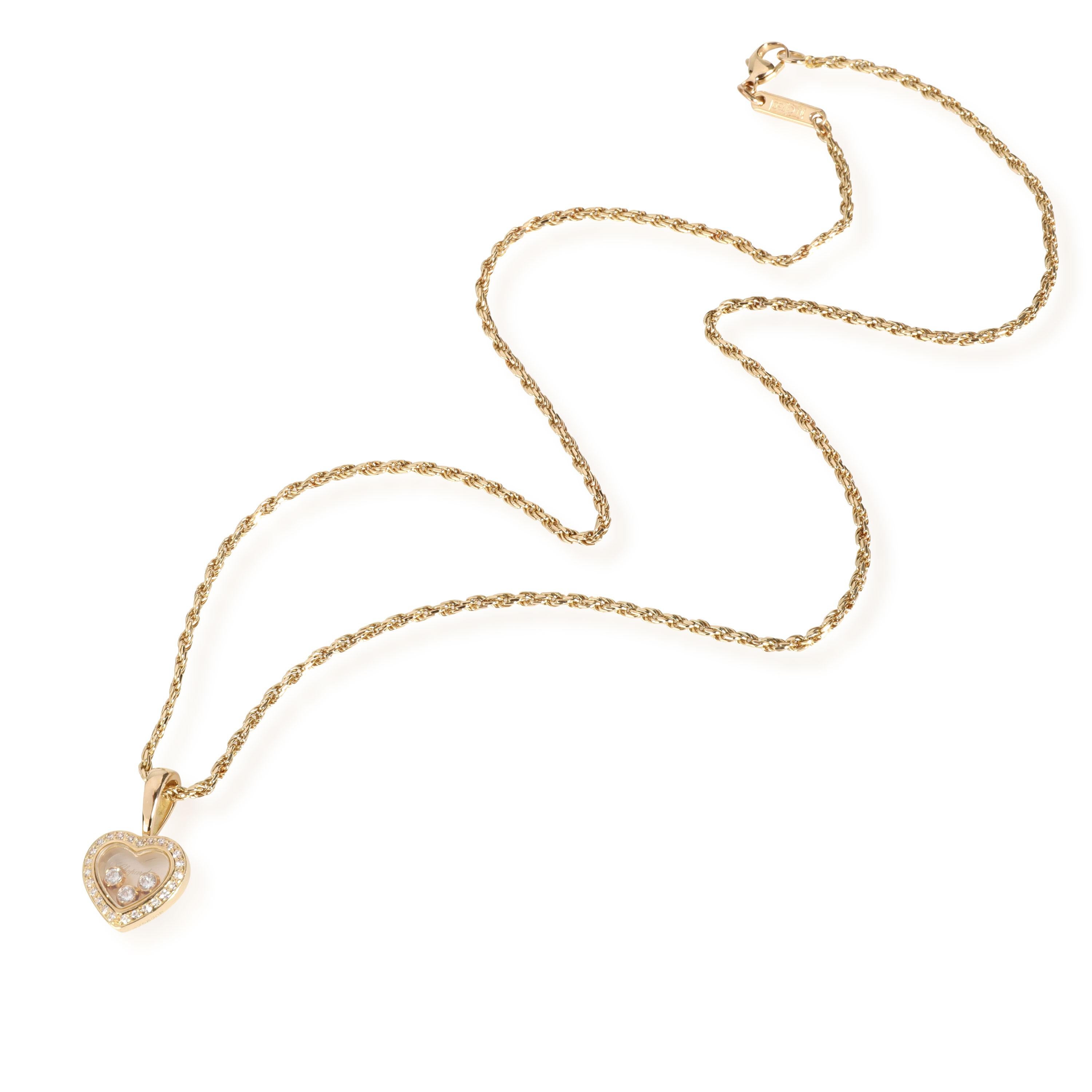 
Chopard Happy Diamonds Heart Pendant in 18K Yellow Gold 0.23 CTW

PRIMARY DETAILS
SKU: 113197
Listing Title: Chopard Happy Diamonds Heart Pendant in 18K Yellow Gold 0.23 CTW
Condition Description: Retails for 4,740 USD. In excellent condition and