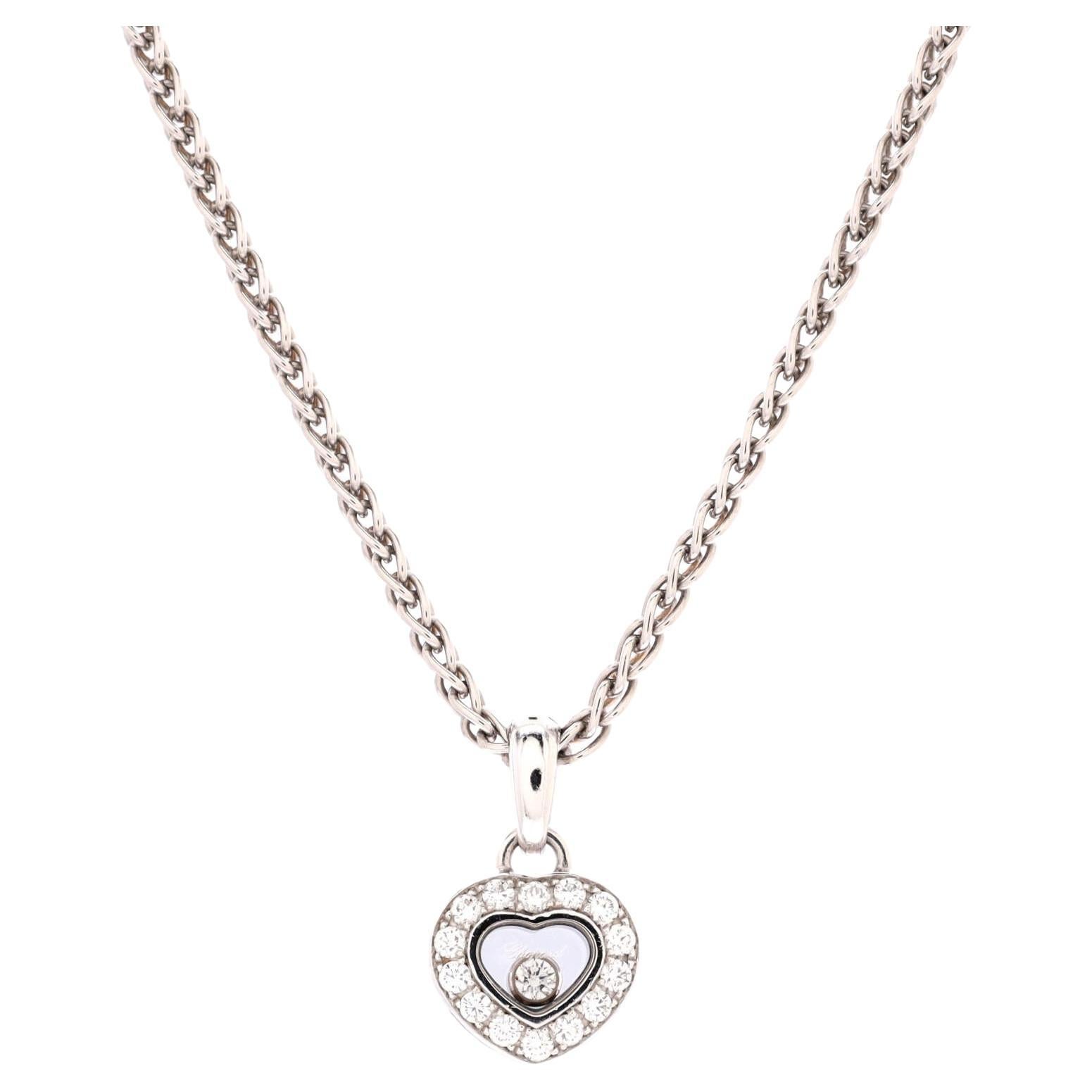 Chopard Happy Diamond Amore Gold Necklace at 1stDibs | chopar necklace ...
