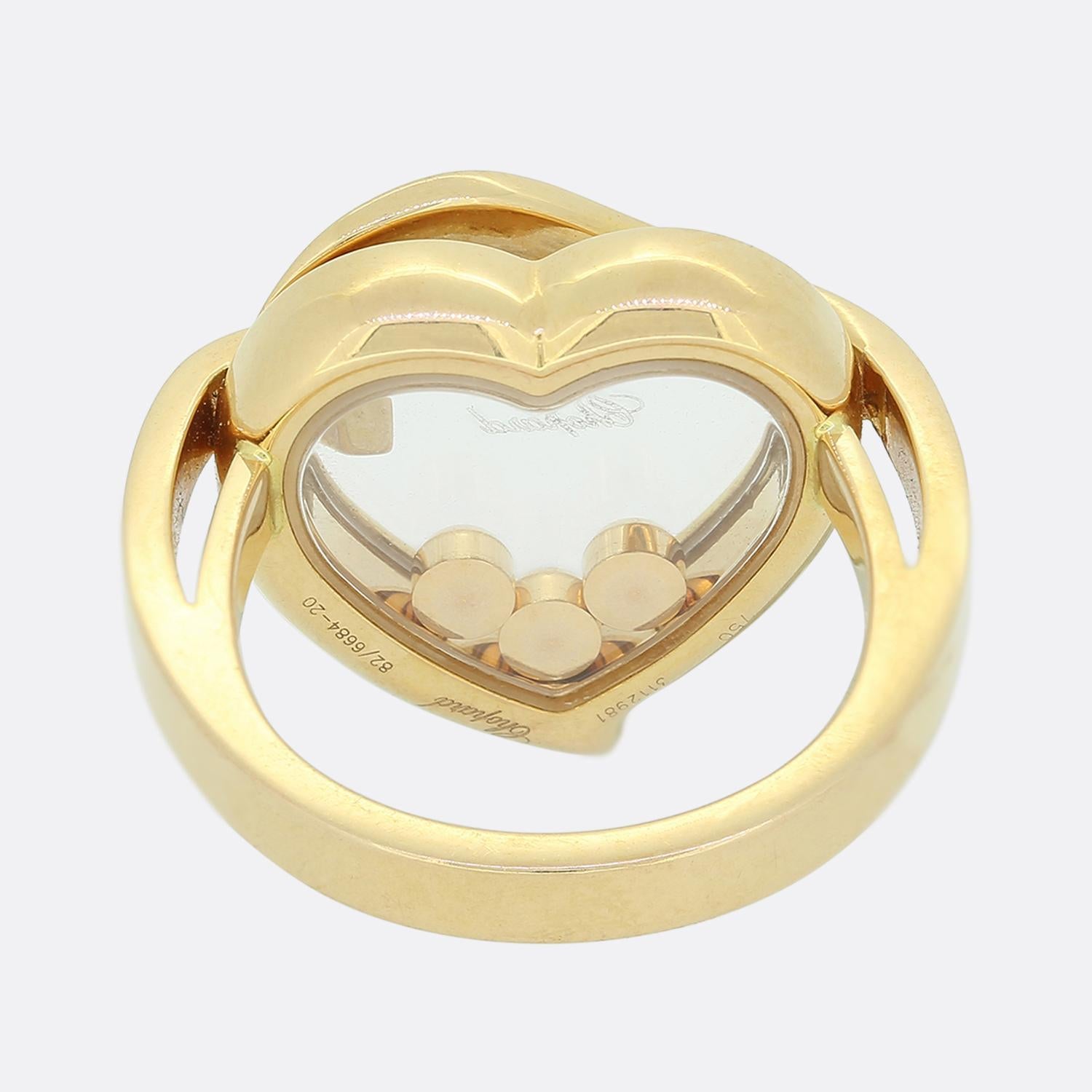 Chopard Happy Diamonds Heart Ring In Good Condition For Sale In London, GB