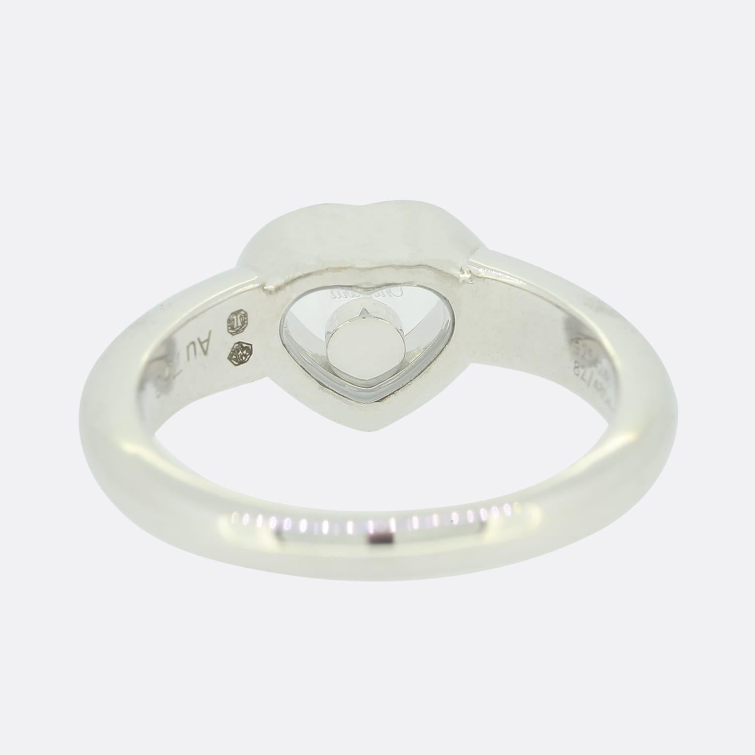 Chopard Happy Diamonds Heart Ring In Good Condition For Sale In London, GB