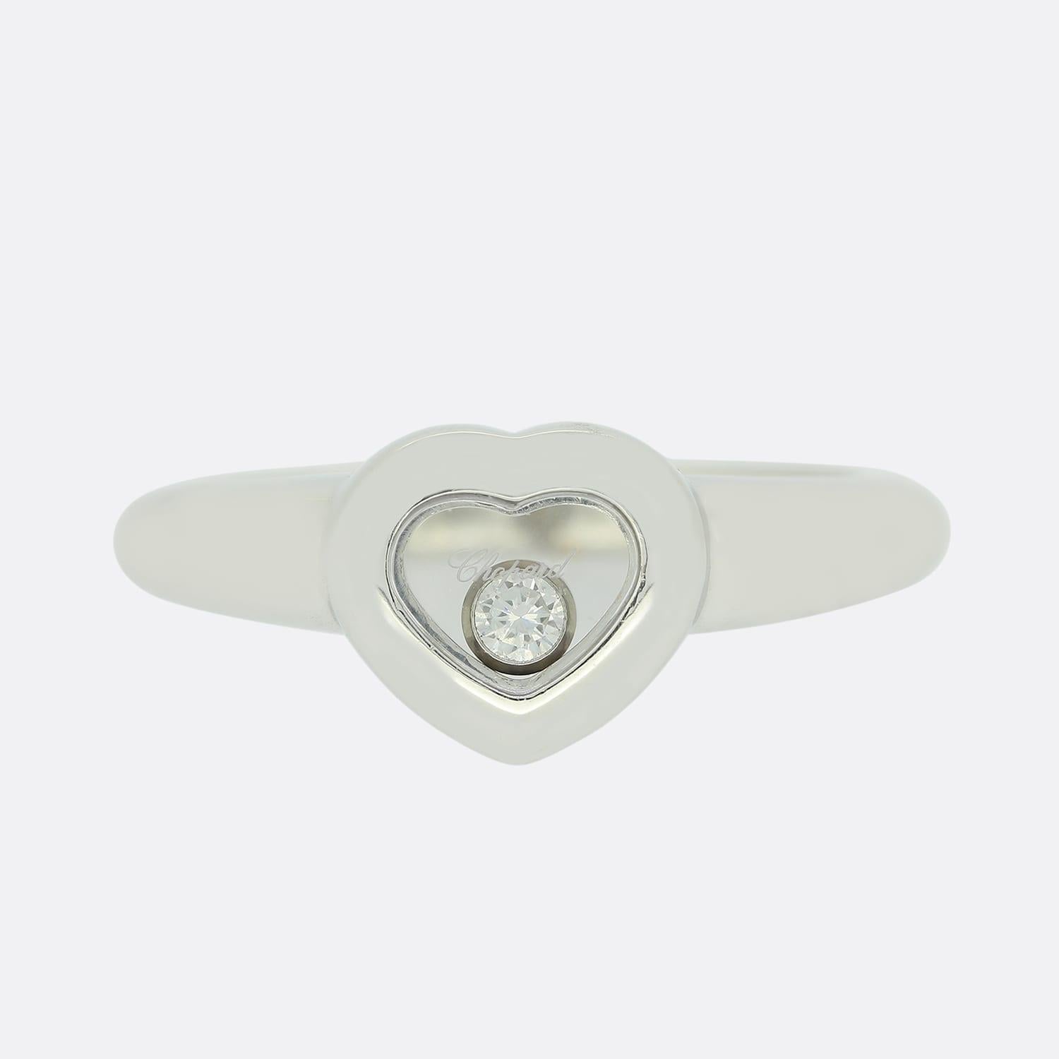 Chopard Happy Diamonds Heart Ring For Sale 2