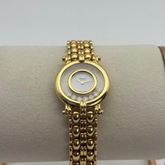 Orologio Chopard Happy Diamonds in oro giallo 18 carati con 7 diamanti fluttuanti