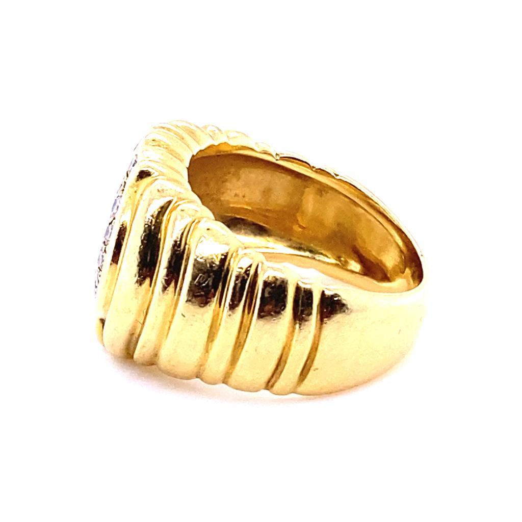 Women's Chopard Happy Diamonds Icons Heart 18 Karat Yellow Gold Ring