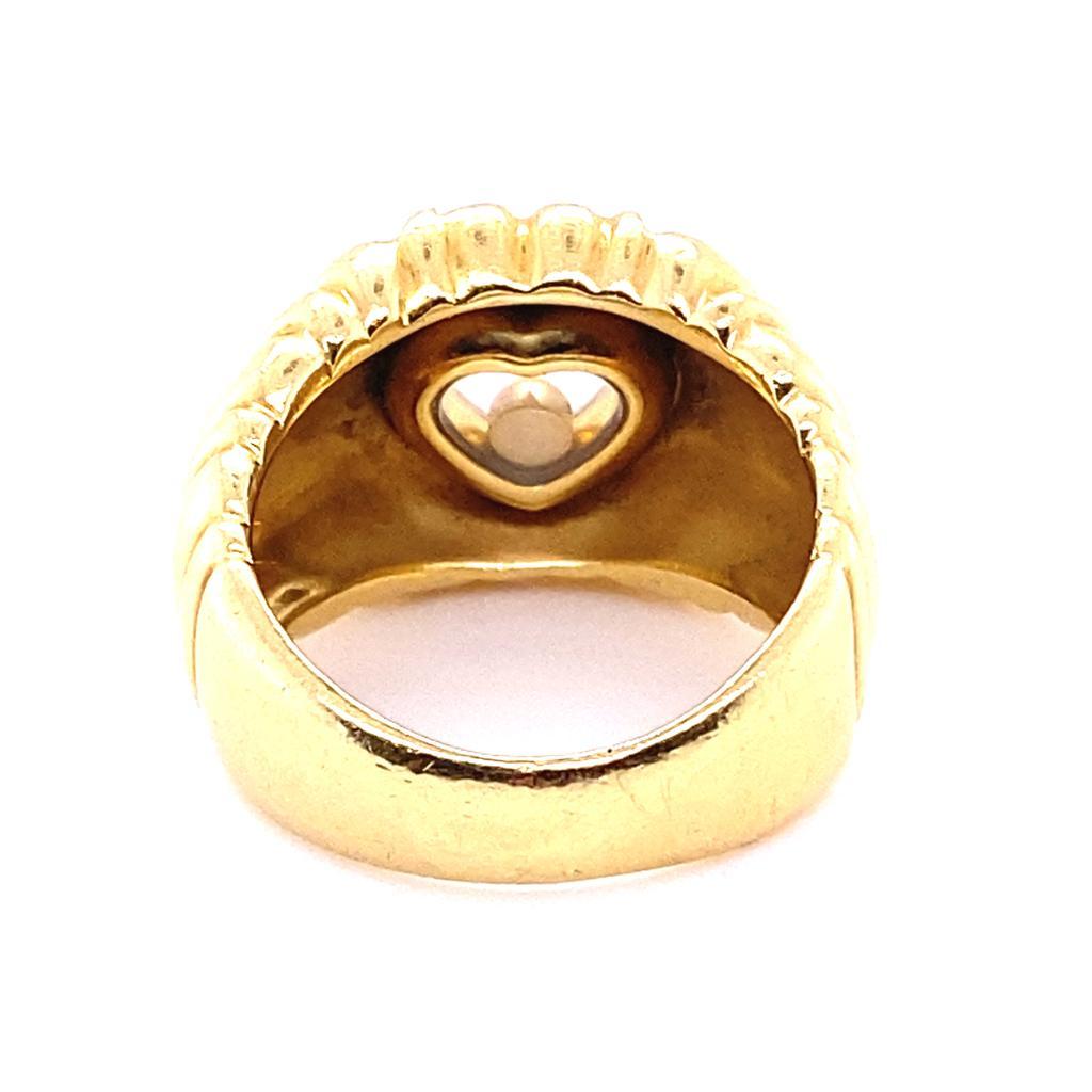 Chopard Happy Diamonds Icons Heart 18 Karat Yellow Gold Ring 2