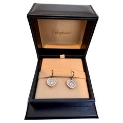 Chopard Happy Diamonds Icons Herz  Ohrringe 18KWG 0,34 CT, +Zertifikat + Box