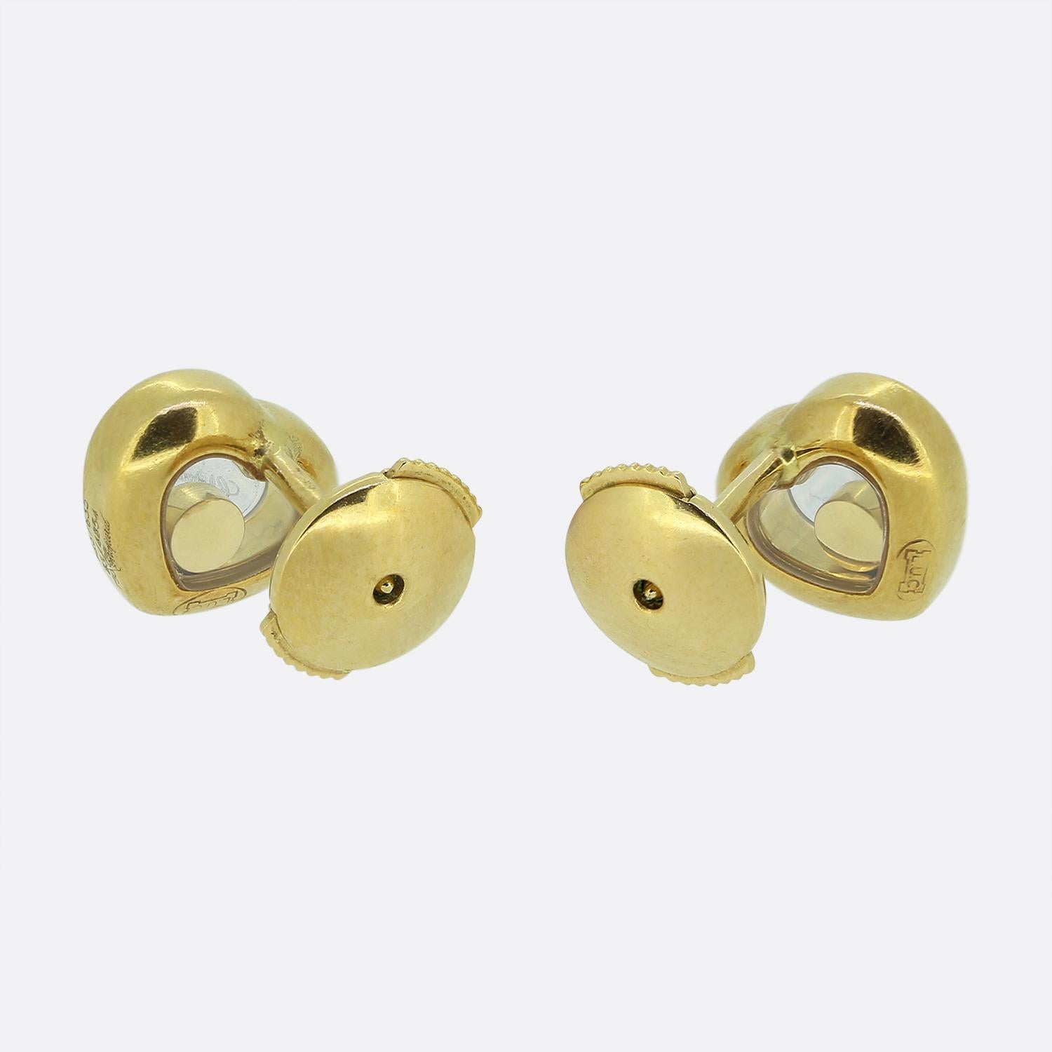 Chopard Boucles d'oreilles Happy Diamonds Icons Heart Bon état - En vente à London, GB