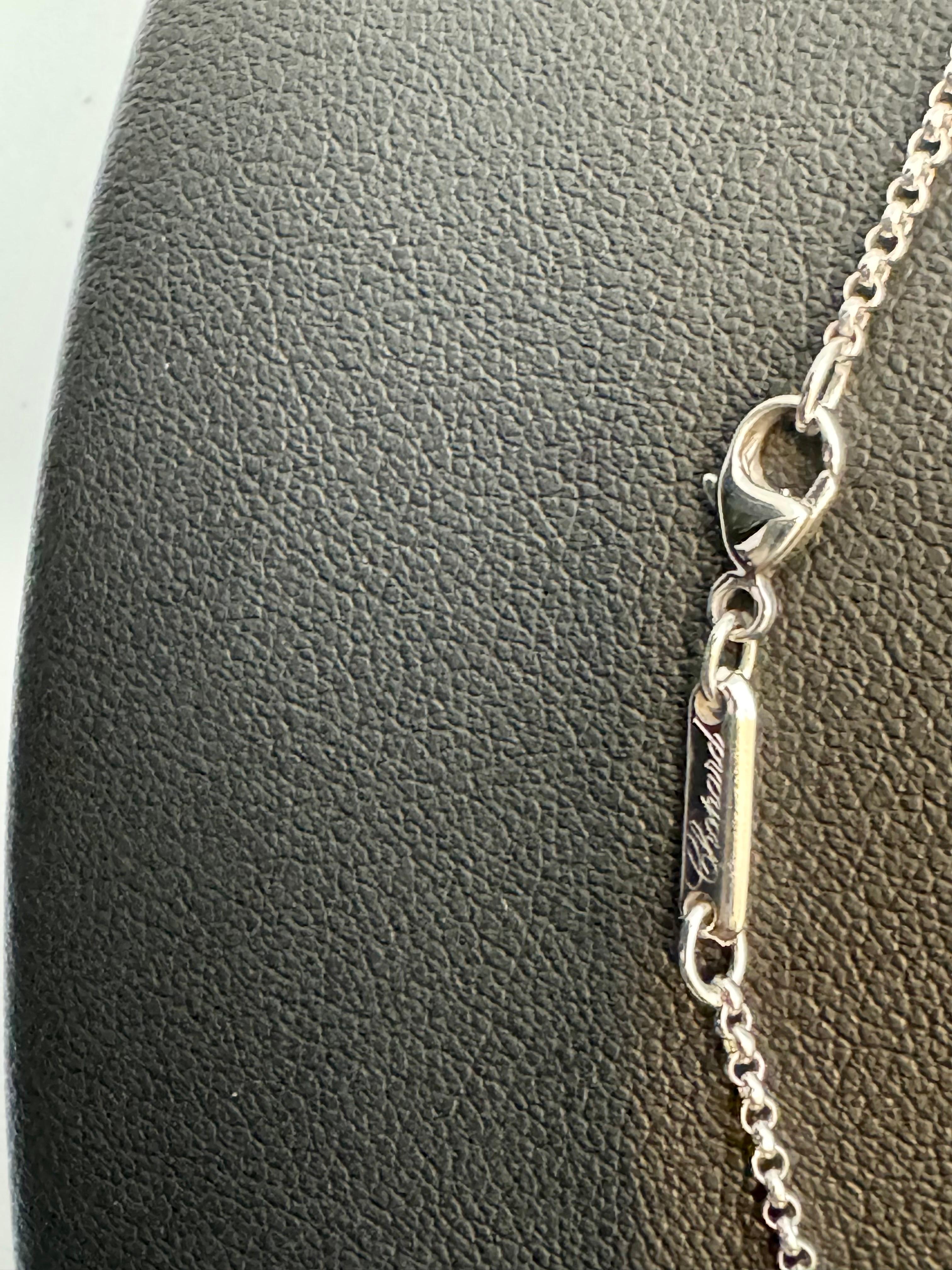 Chopard Happy Diamonds Icons Herz  Anhänger Halskette 18KWG 0,34 CT, +Zertifikat 8