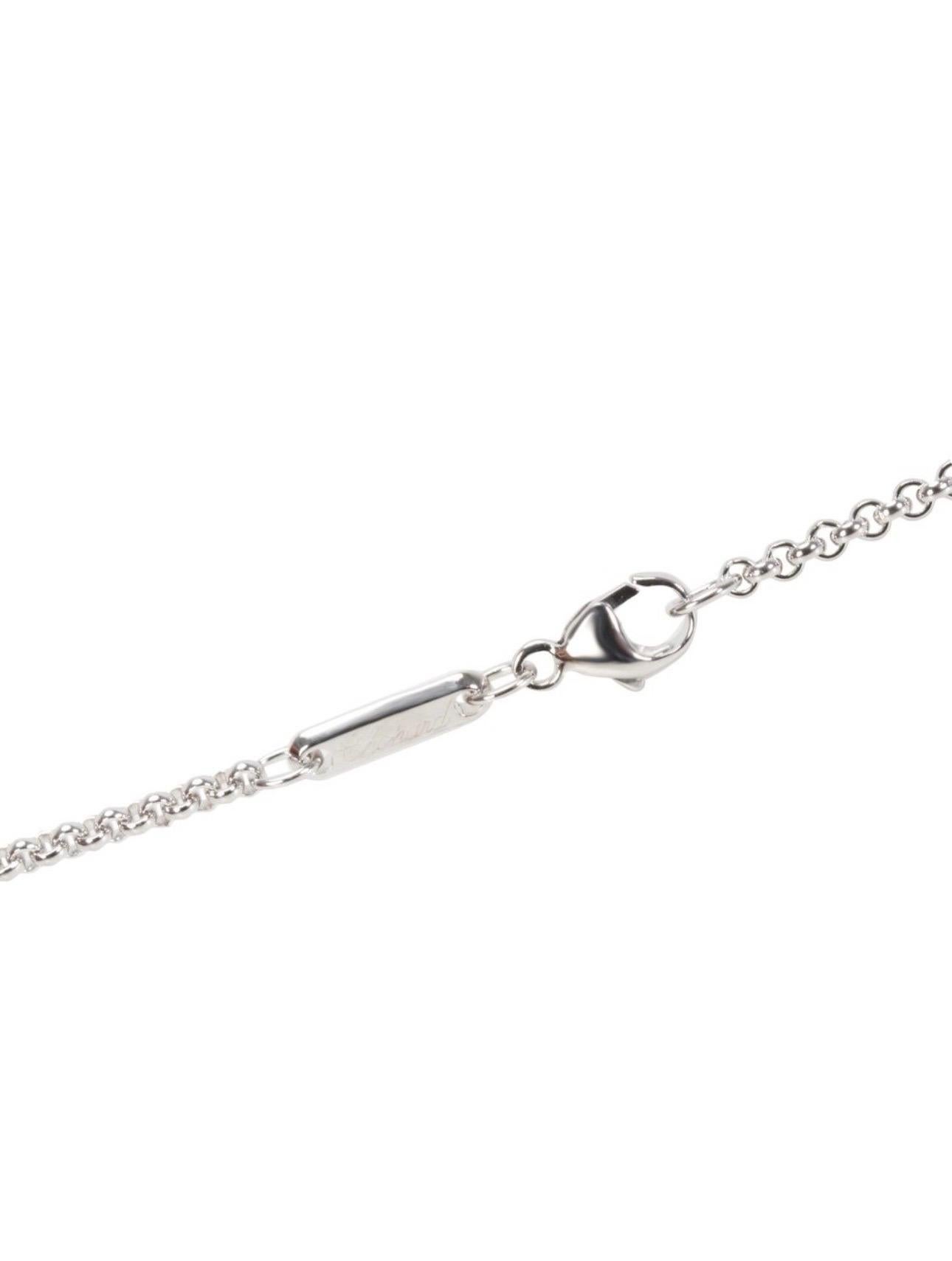 Chopard Happy Diamonds Icons Herz  Anhänger Halskette 18KWG 0,34 CT, +Zertifikat 11