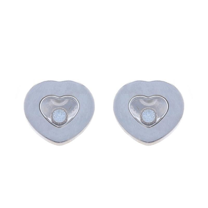 Prix de détail : 2900

Marque : Chopard
Collectional : Icones de diamants heureux
Design :  Le cœur

Contenu métallique : Or blanc 18k

Informations sur les pierres

Diamants naturels
Carat(s) : .10ctw
Coupe : Brillant rond
Couleur : F
Clarté : VS1