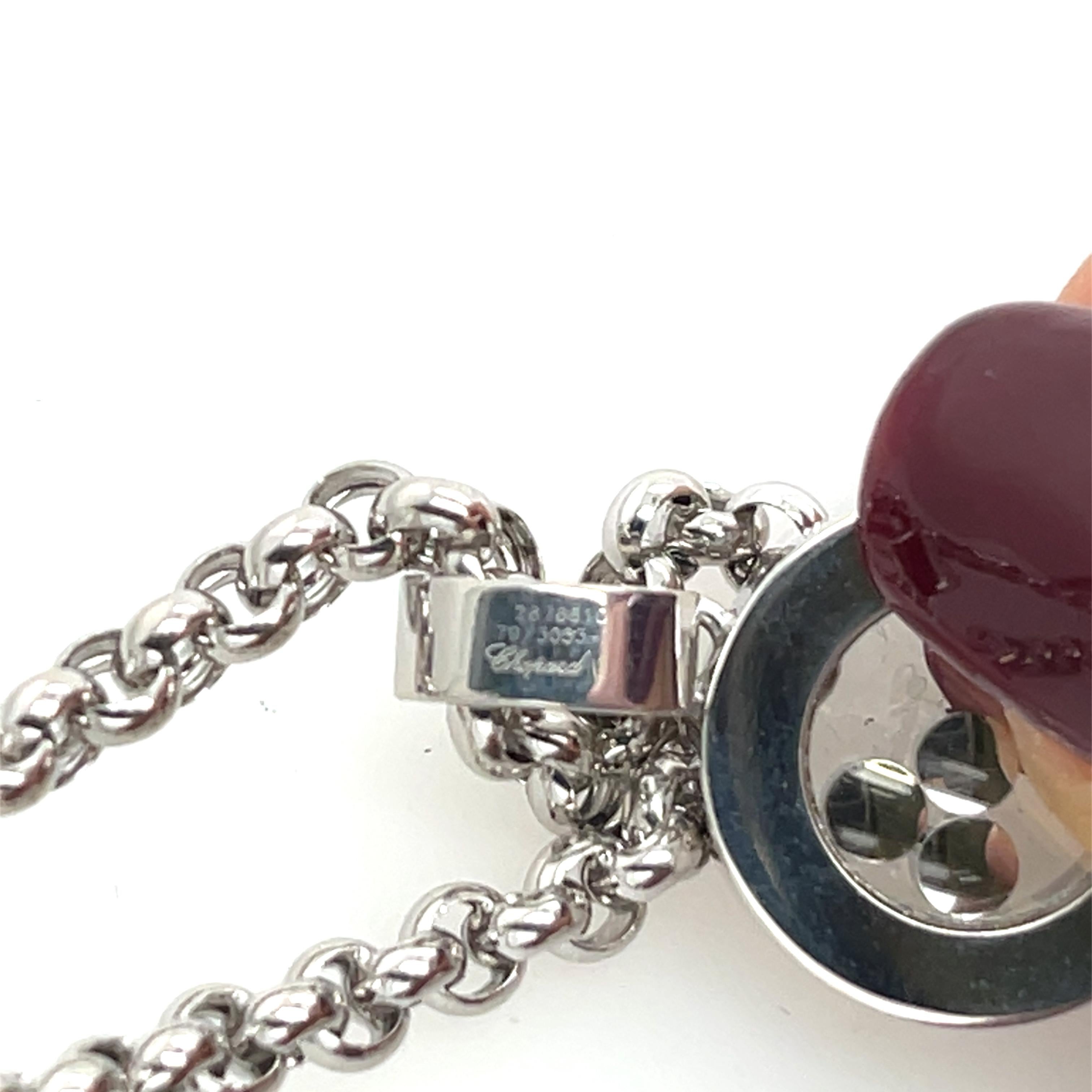 Women's or Men's CHOPARD Happy Diamonds Icons Round Pendant