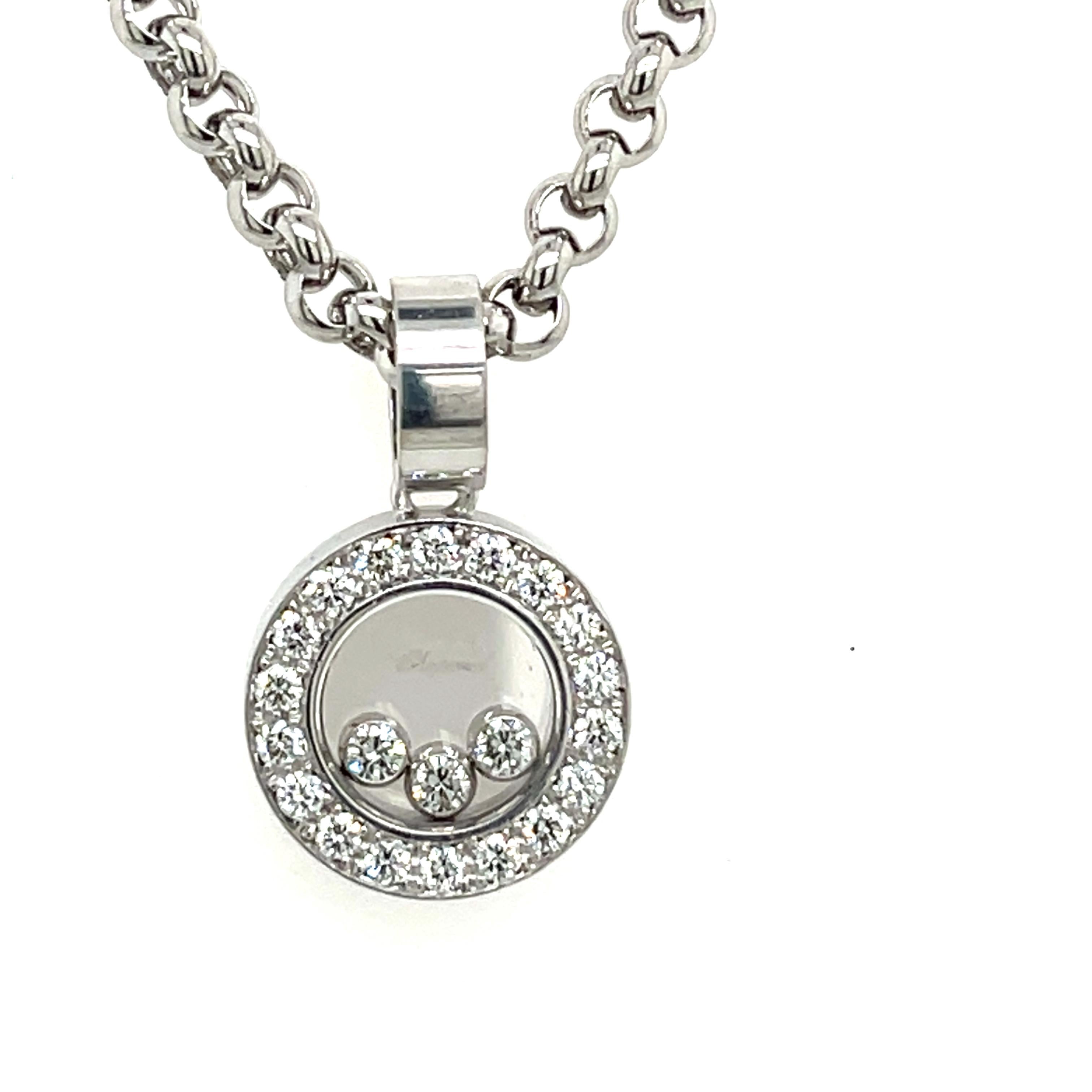 CHOPARD Happy Diamonds Icons Round Pendant 3
