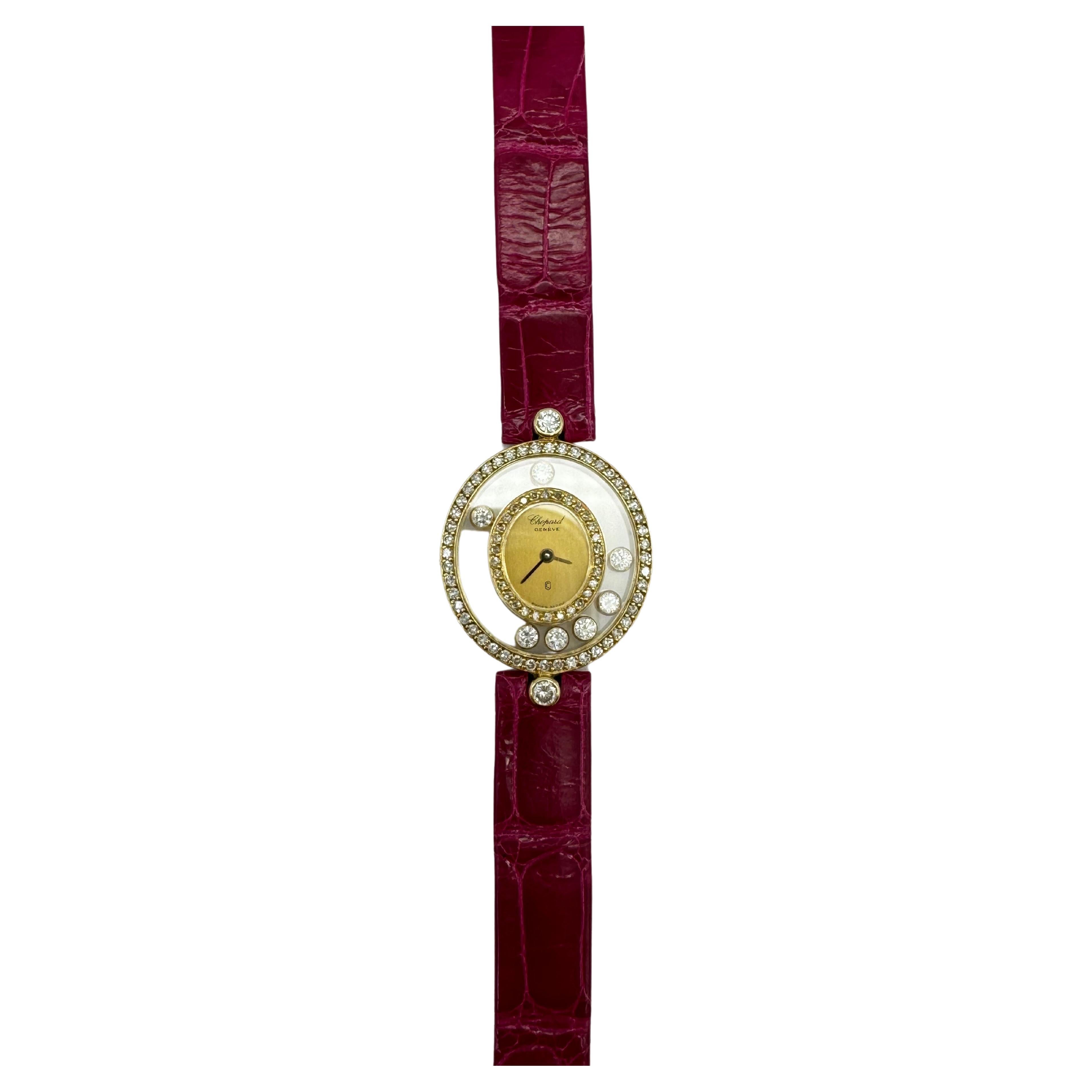 Chopard Happy Diamonds in 18k gold Ref. 204292-0001 In Good Condition For Sale In Berlin, BE