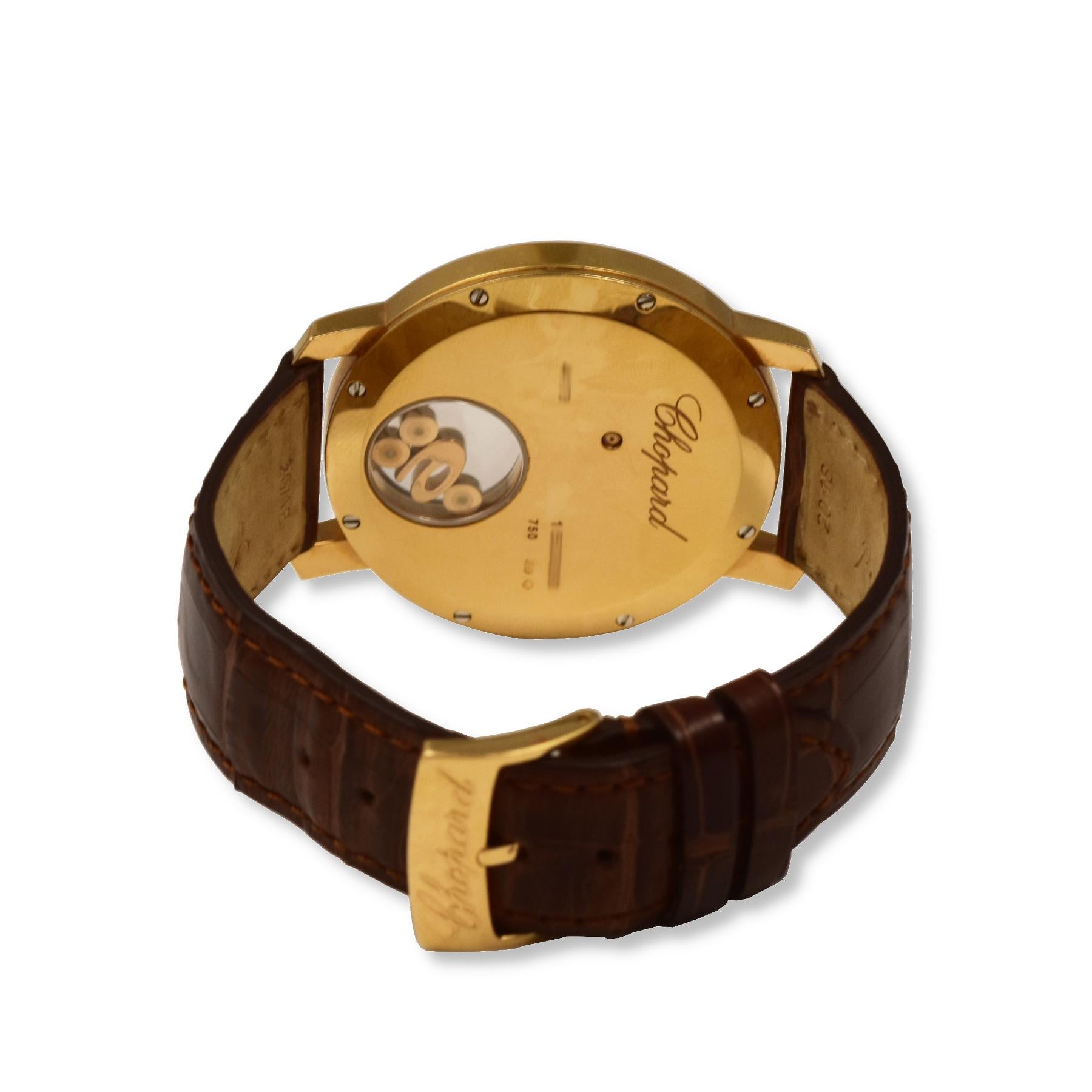 chopard happy diamond watch leather strap