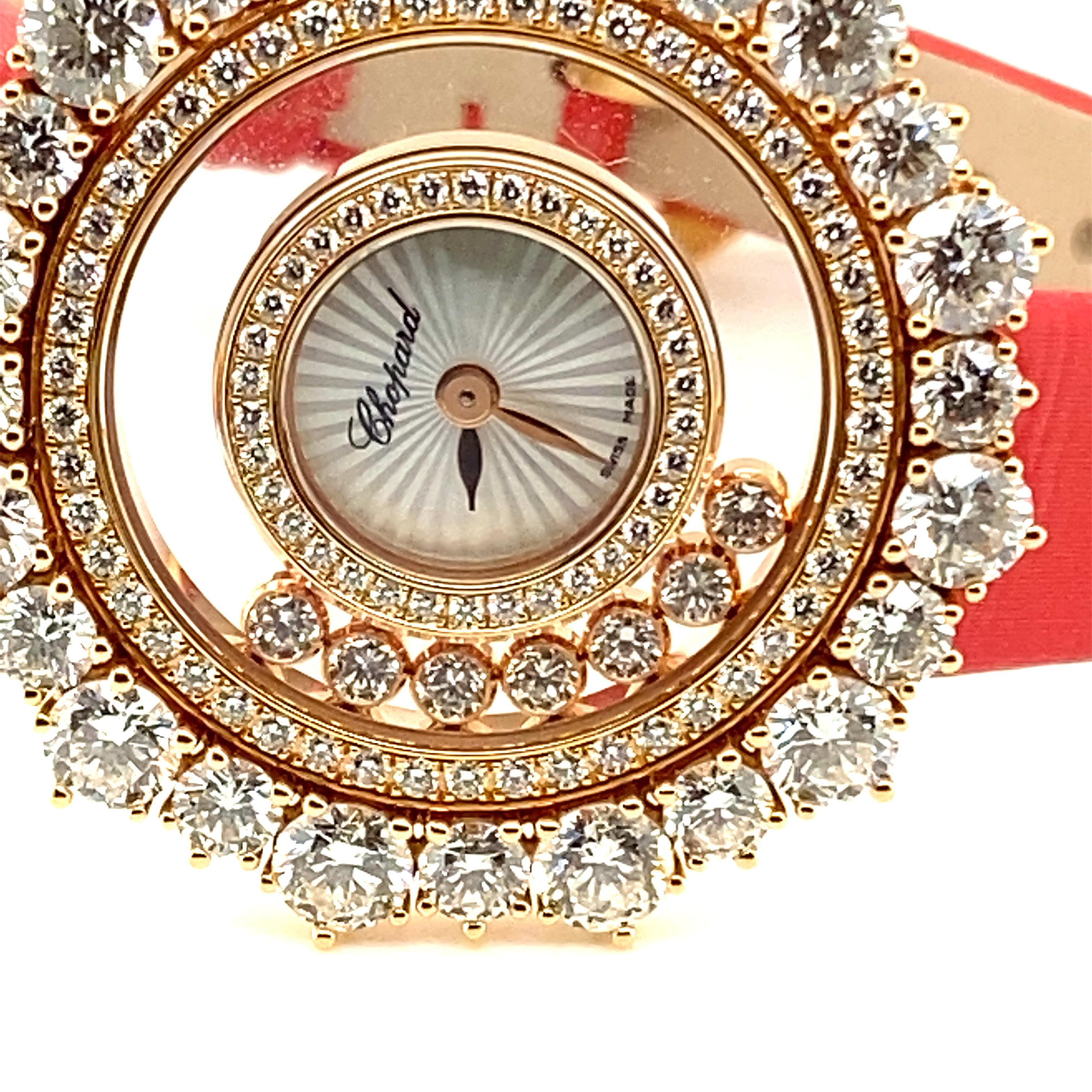 Chopard Happy Diamonds Joaillerie Ladies Watch in Rose Gold 1