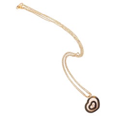 Chopard Happy Diamonds Halskette mit Herzanhänger aus 18-karätigem Roségold und Diamanten