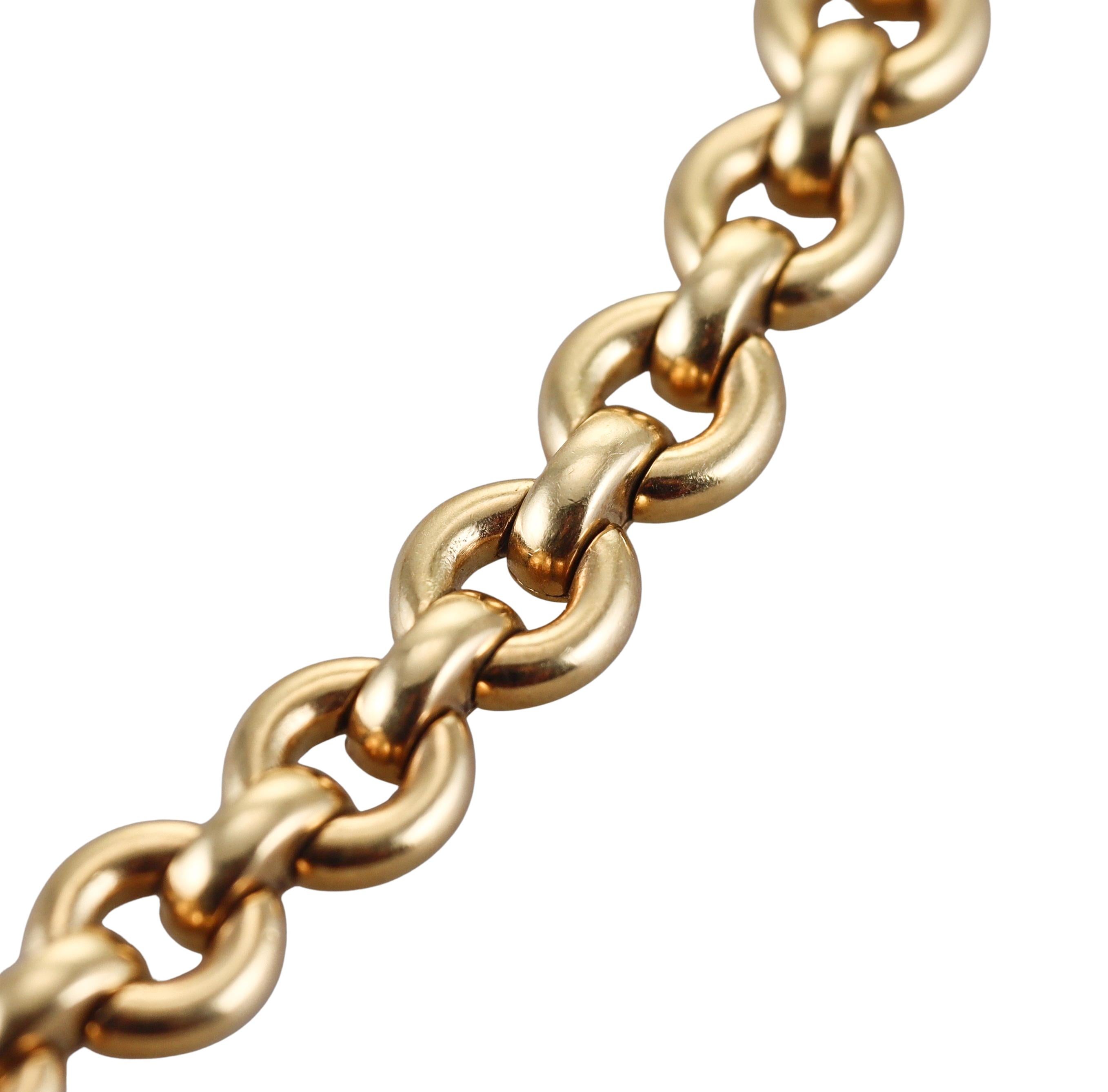 Chopard Collier pendentif Happy Diamonds Large Heart en or jaune Excellent état - En vente à New York, NY