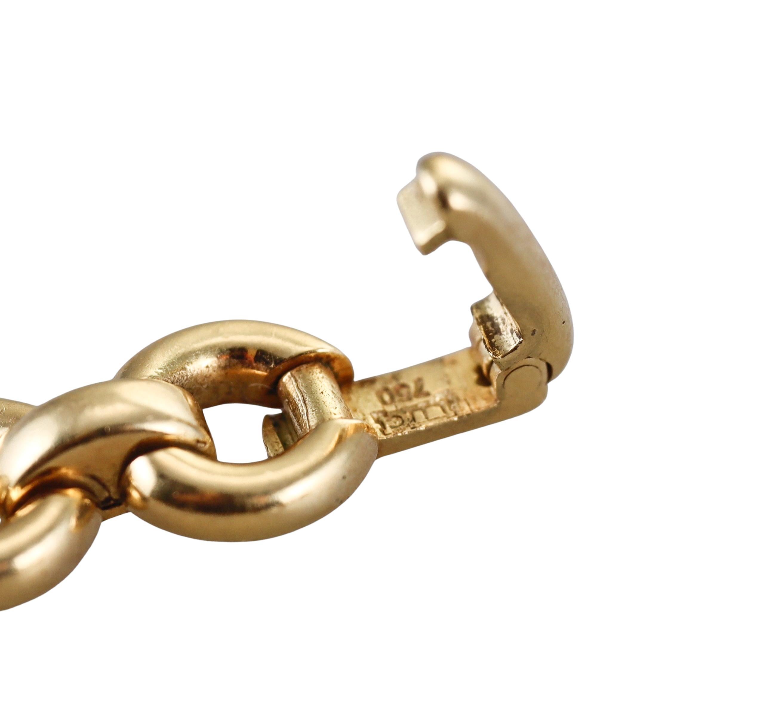 Chopard Collier pendentif Happy Diamonds Large Heart en or jaune en vente 2