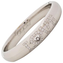 Bracelet en or blanc "Happy Diamonds LOVE" de Chopard