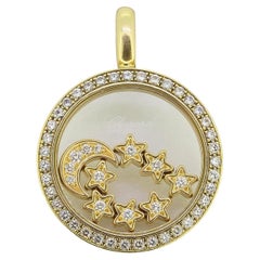 Chopard Happy Diamonds Moon and Stars Pendant