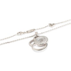 Chopard Pendentif Happy Diamonds en or blanc 18 carats 0,39 carat