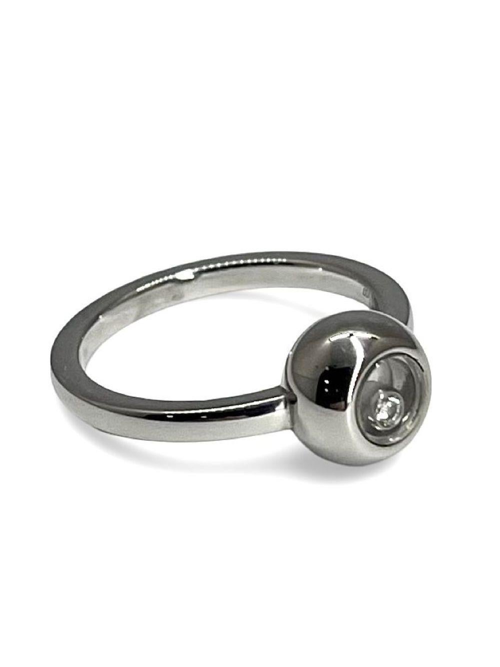 Moderno Anello Chopard Happy Diamonds in vendita