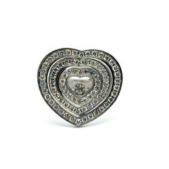 Chopard Happy Diamonds Ring in 18K White Gold