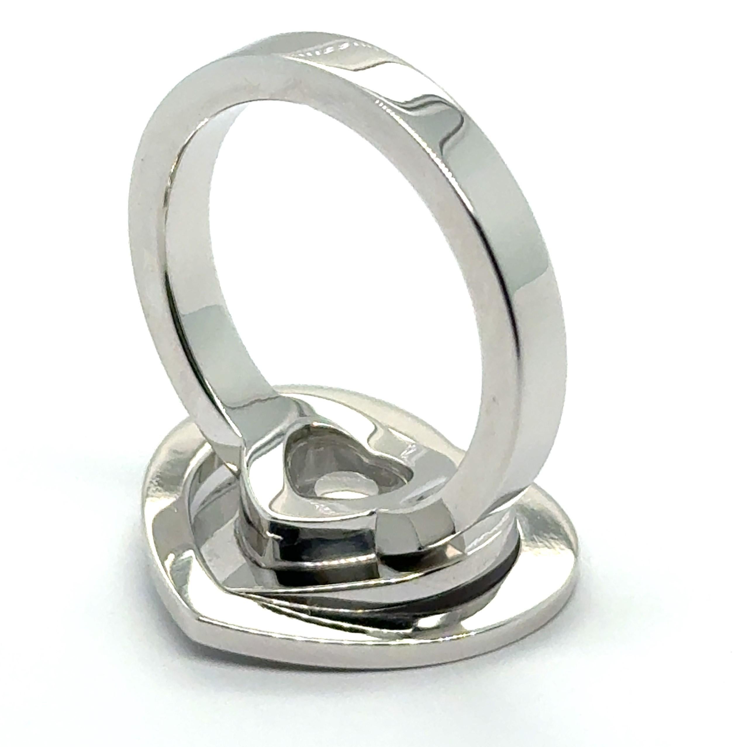 Chopard Happy Diamonds Ring aus 18K Weißgold im Angebot 2