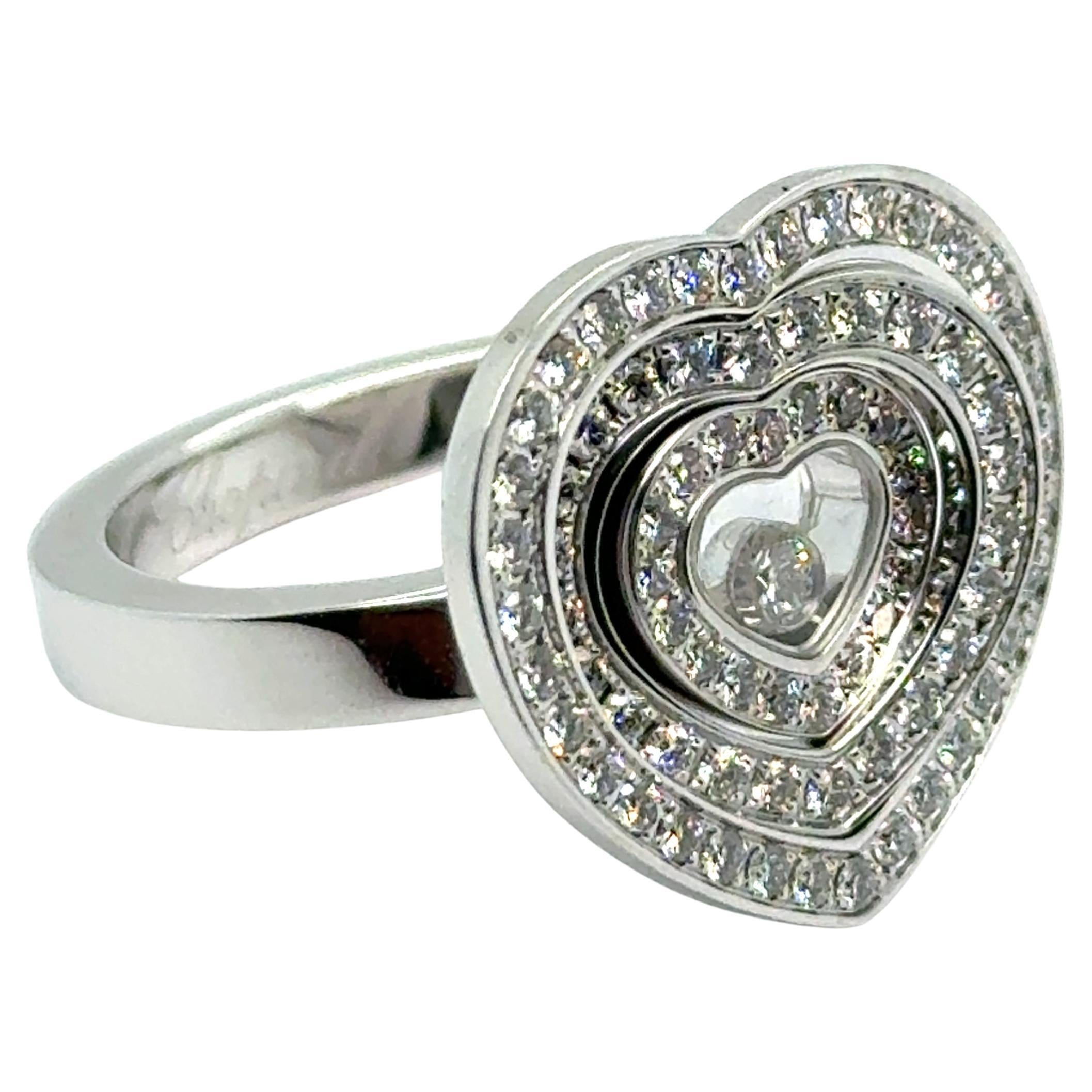 Chopard Happy Diamonds Ring aus 18K Weißgold
