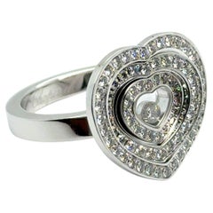 Chopard Happy Diamonds Ring in 18K White Gold