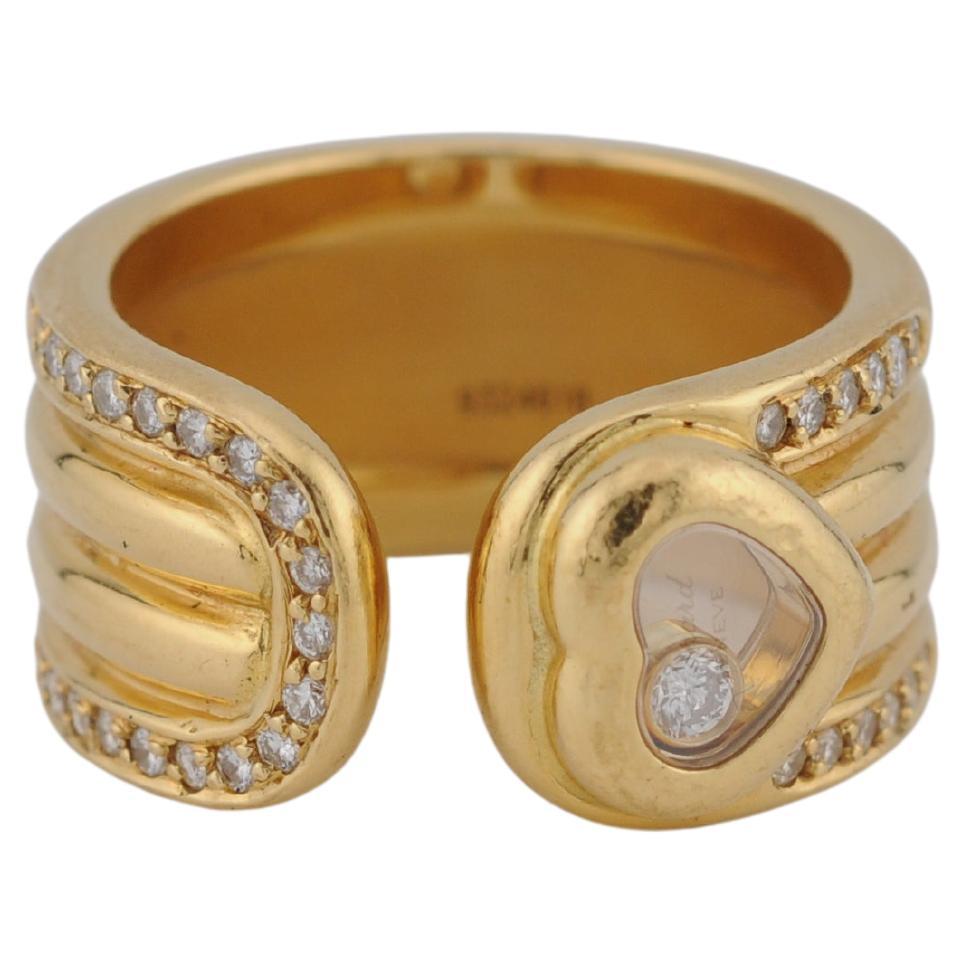 Anillo Chopard Happy Diamonds de Oro Amarillo de 18k