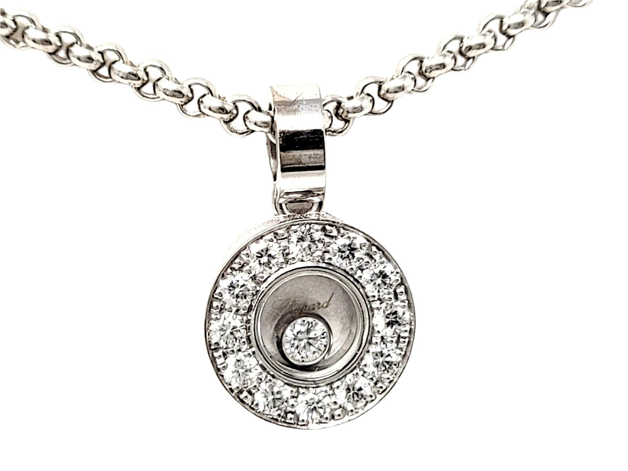 chopard white gold necklace