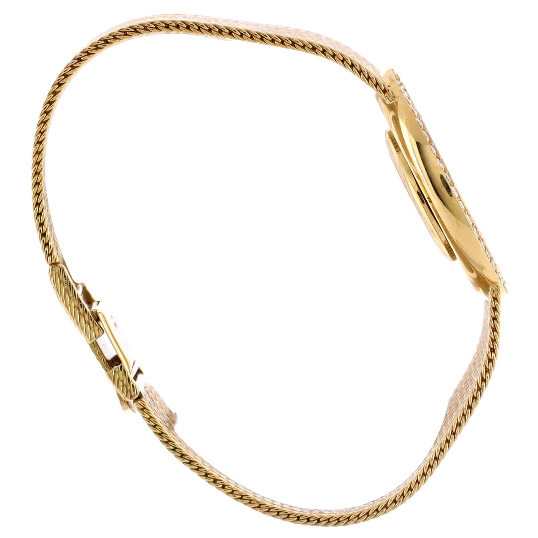 Chopard Happy Diamonds, runde Quarzuhr aus Gelbgold und Weißgold für Damen oder Herren