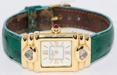 Chopard Happy Diamonds Sport 18 Karat Gold Damenuhr