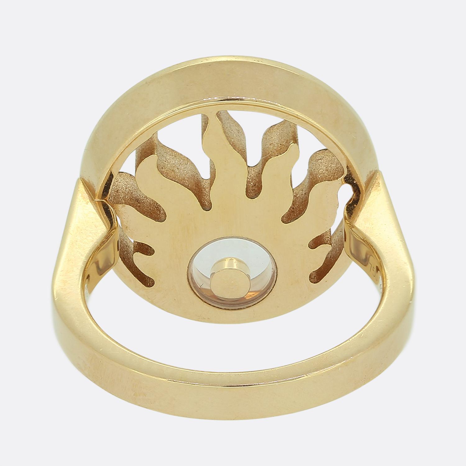 Brilliant Cut Chopard Happy Diamonds Sun Ring