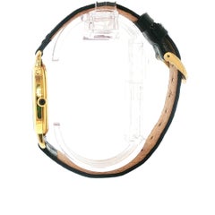 Chopard Happy Diamonds Watch in Yellow Gold w/Crocodile Strap