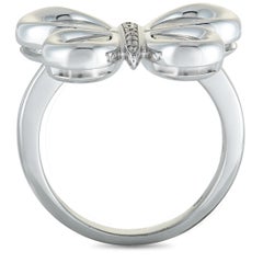 Chopard Happy Diamonds White Gold Diamond Butterfly Ring