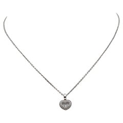 Chopard Happy Diamonds White Gold Heart Pendant Necklace