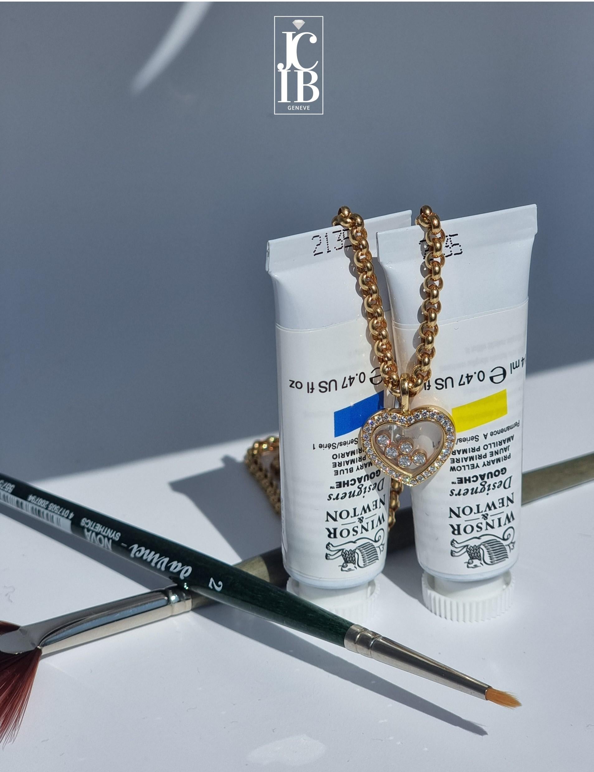 Chers collectionneurs,
JCIB a déniché pour vous une œuvre euphorisante de Chopard.

•	La Maison suisse Chopard ?
L'un des derniers grands noms du luxe encore sous contrôle familial.
165 ans d'excellence dans l'horlogerie, la joaillerie et...