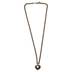CHOPARD HAPPY DIAMONDS yellow gold and diamonds 1980's pendant