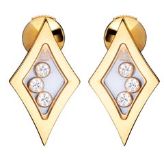 Chopard Happy Diamonds Yellow Gold Earrings 83/5795