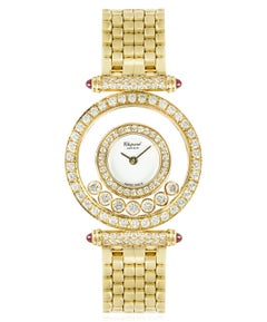 Chopard Happy Diamonds Yellow Gold White Dial 4118 1