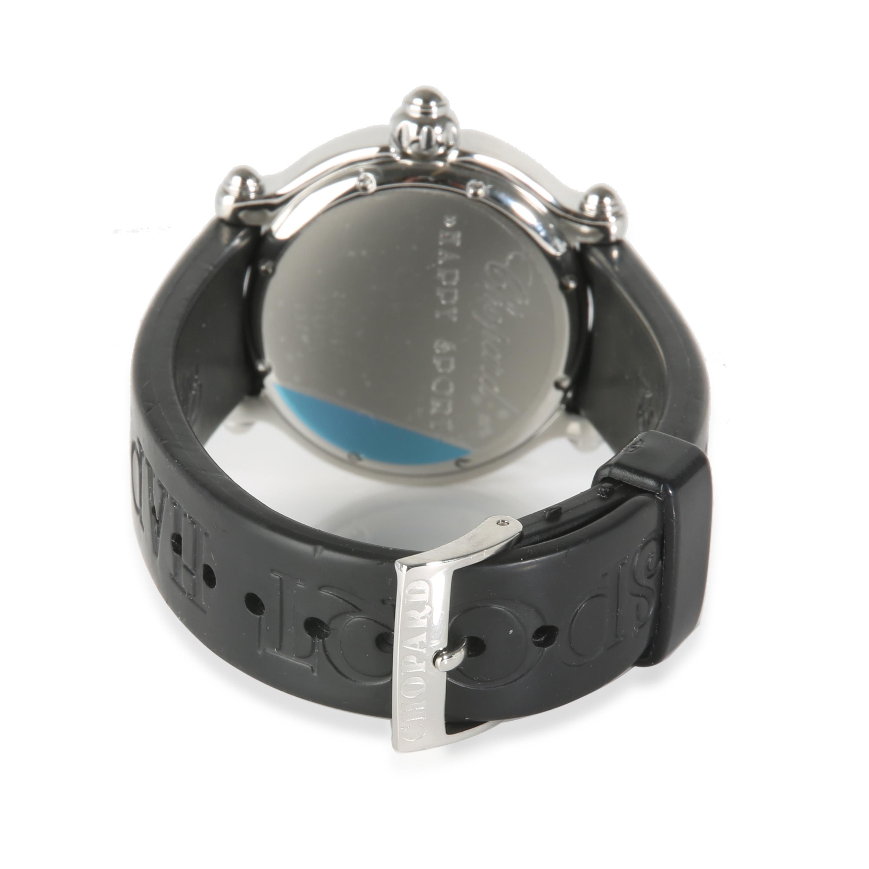 Chopard Happy Fish 28/8347 Unisex Watch in  Stainless Steel

SKU: 135795

PRIMARY DETAILS
Brand: Chopard
Model: Happy Fish
Country of Origin: Switzerland
Movement Type: Quartz: Battery
Year Manufactured: 2001
Year of Manufacture: