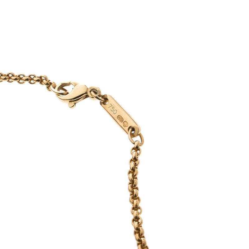 Chopard Happy Heart Diamond & 18k Yellow Gold Pendant Necklace 5