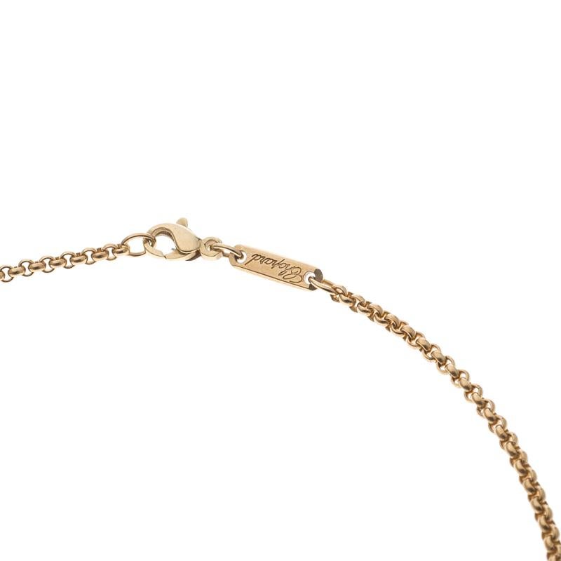 Chopard Happy Heart Diamond & 18k Yellow Gold Pendant Necklace 8