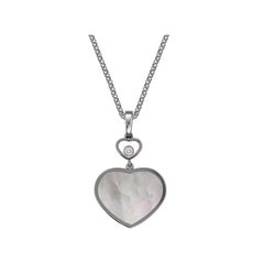 Chopard Happy Heart with Mother of Pearl Ladies Necklace 797482-1301