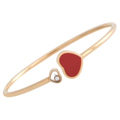 Chopard Happy Hearts 18K Rose Gold Diamond Bracelet