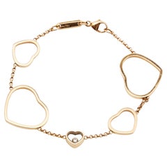 Chopard Happy Hearts Diamant-Armband aus 18 Karat Roségold